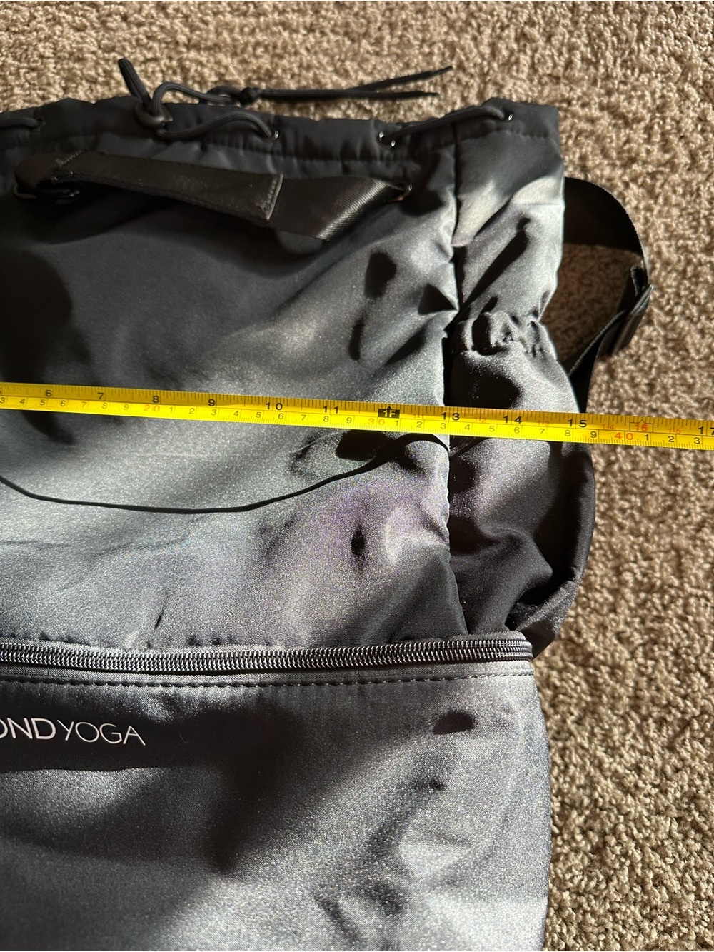 Beyond Yoga Black Convertible Gym Bag - Picture 8 of 10